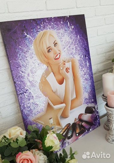 Портрет по фото на холсте
