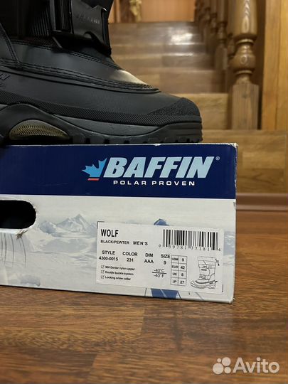 Зимние ботинки Baffin