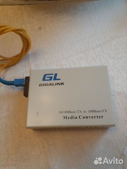 Медиаконвертер оптический Gigalink GL-F920R 10 100