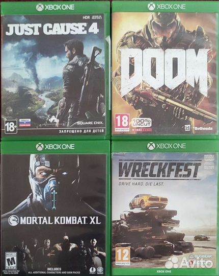 Игры на xbox One диски
