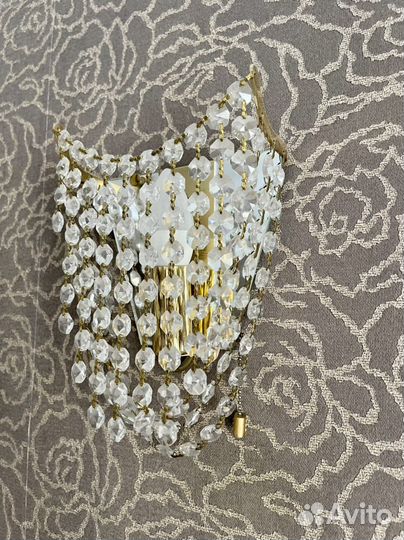 Хрустальное бра чехия