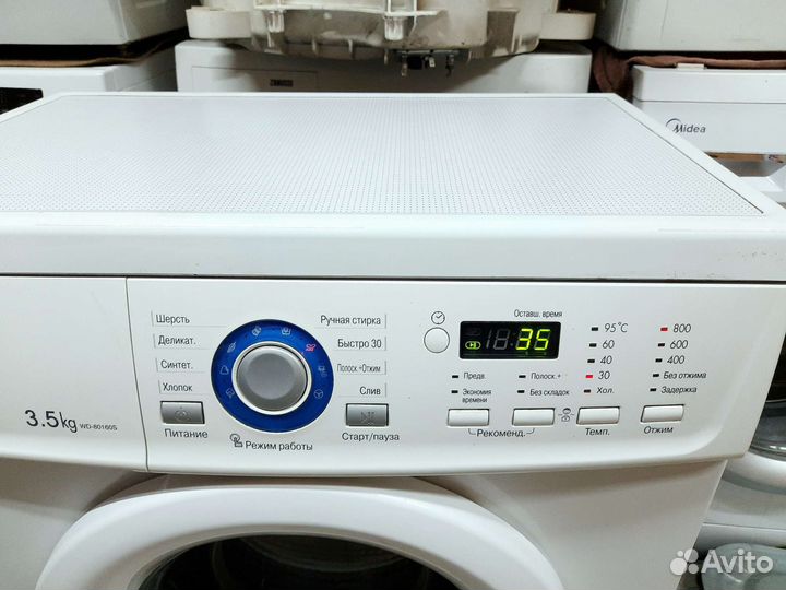 Узкая стиральная машина LG 3,5кг в отл сост