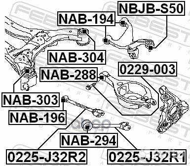 Болт с эксцентриком;nissan 350Z Z33