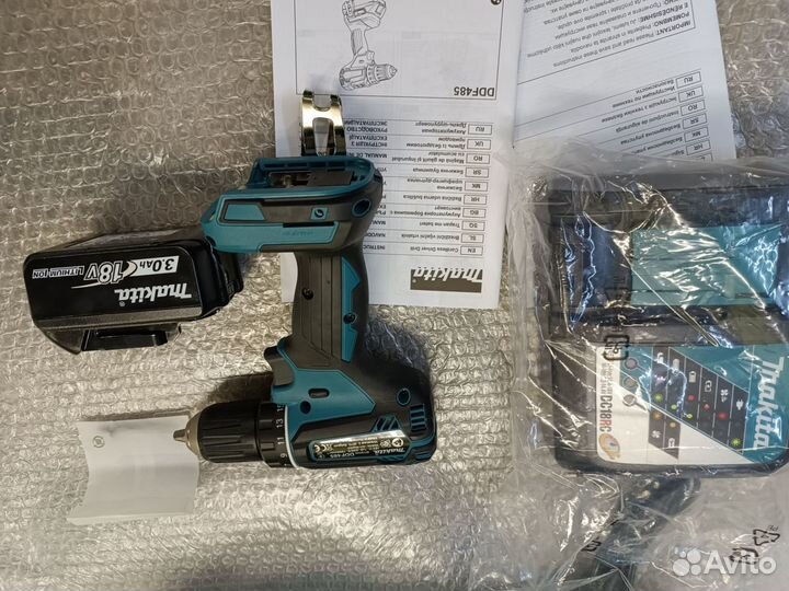 Аккумуляторная дрель шуруповерт makita 18v