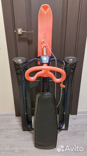 Детский снегокат для двоих бу