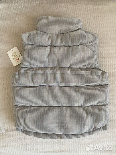 Жилетка детская вельветовая новая