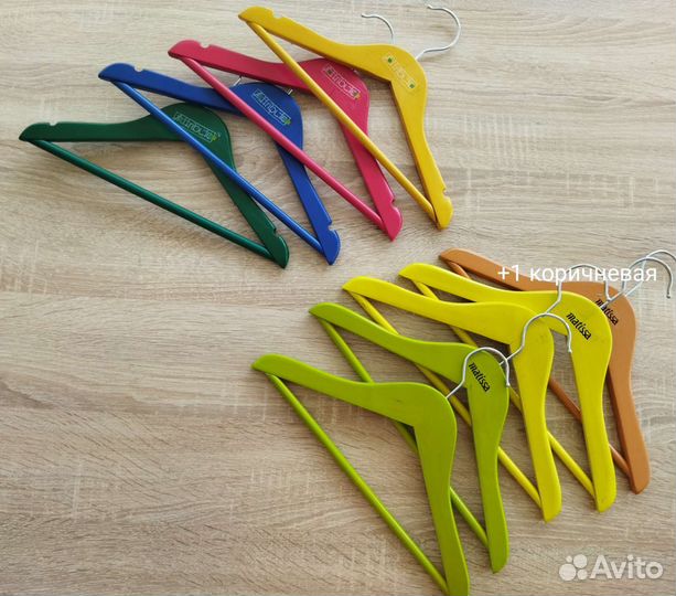 Вешалки деревянные и пластиковые