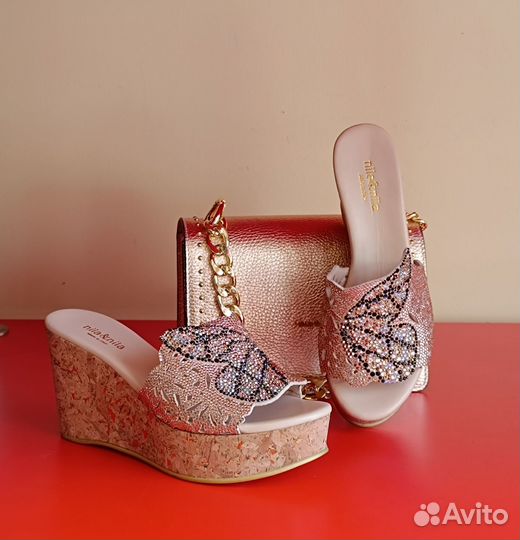 Шлепанцы Сабо женские. Бренд Nila & Nila. Италия