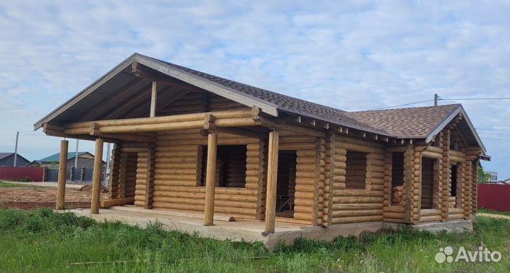 Сруб дом баня