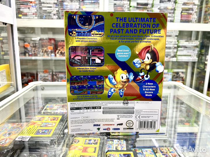 Sonic Mania Plus игра Nintendo Switch Новый