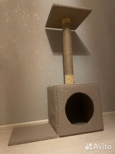Домик(комплекс) для кошки с когтеточкой