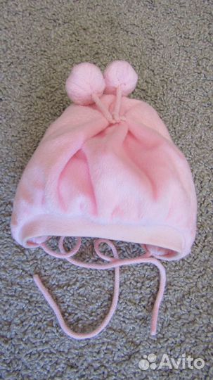 Зимняя шапочка р. 40-42 и комбинезон 62