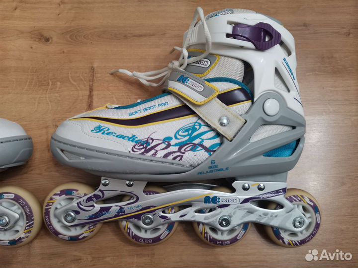 Ролики / роликовые коньки Reaction Rainbow