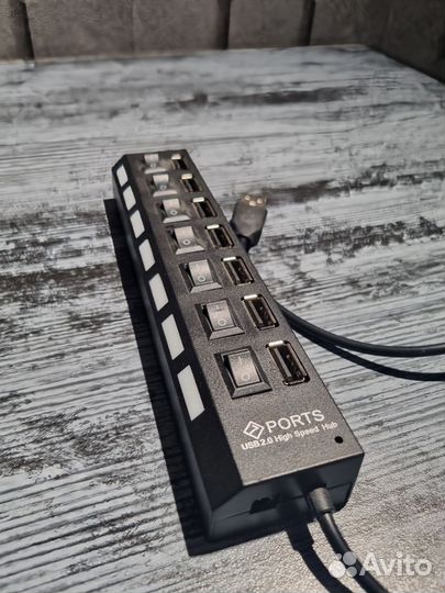 USB хаб ports usb 2.0 high speed hub