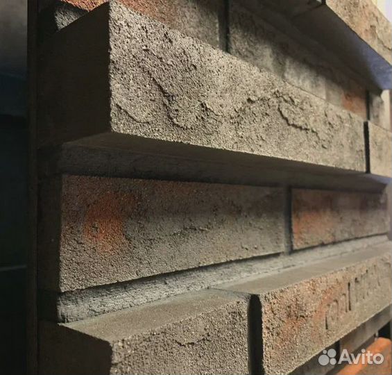 Минеральная плитка ручной формовки Real Brick цвет