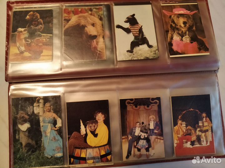 Календарики карманные коллекция 75 шт (тема-цирк)