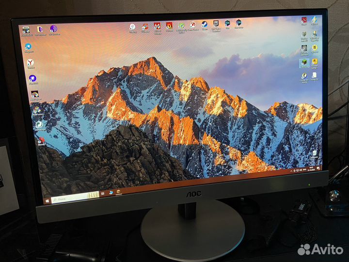 Монитор AOC 21.5 full hd 75hz