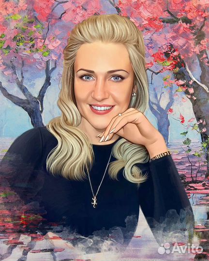 Портрет на холсте по фото(Разные стили)