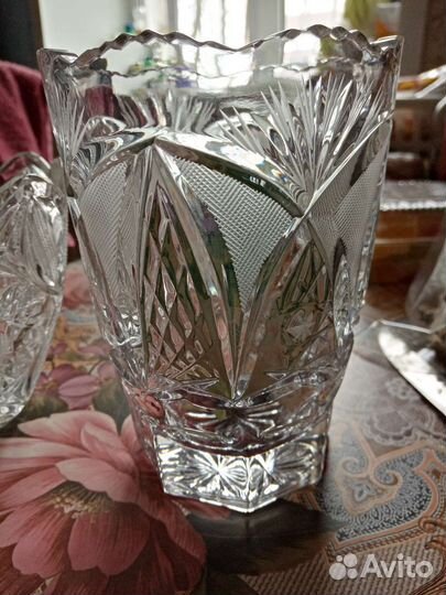 Ваза хрусталь