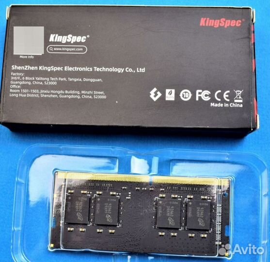 KingSpec Оперативная Память DDR4 16 GB 3200Mhz