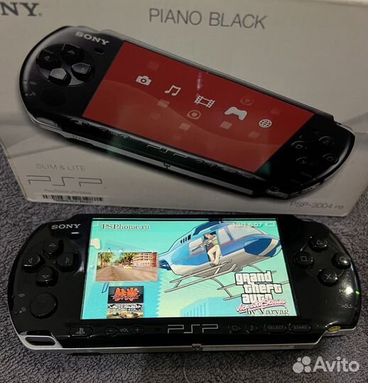 Sony PSP 3008 + игры, коробка, прошитая