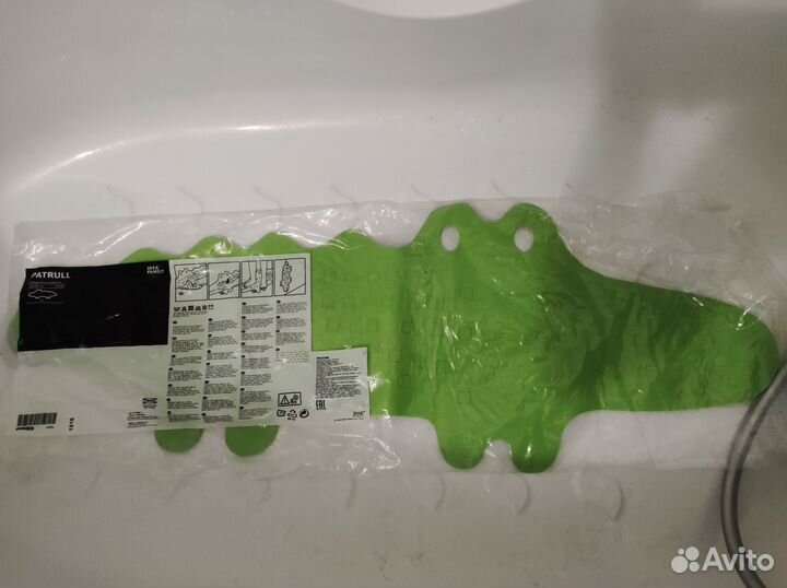 Коврик в ванну новый крокодил Икеа