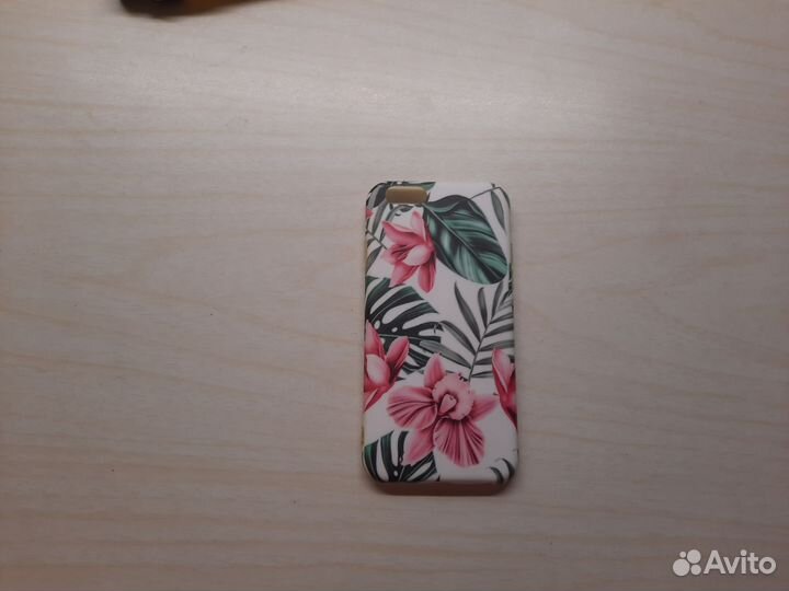 Чехол на iPhone 5s (жёлтый и розовый)