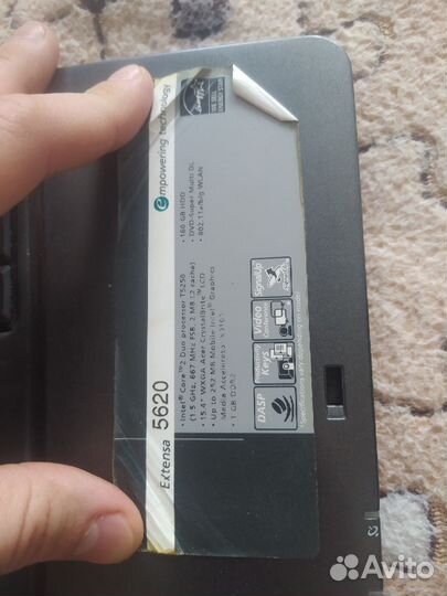 Ноутбук Acer Extensa 5620