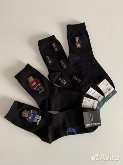 Носки с мишками комплект 4 пары