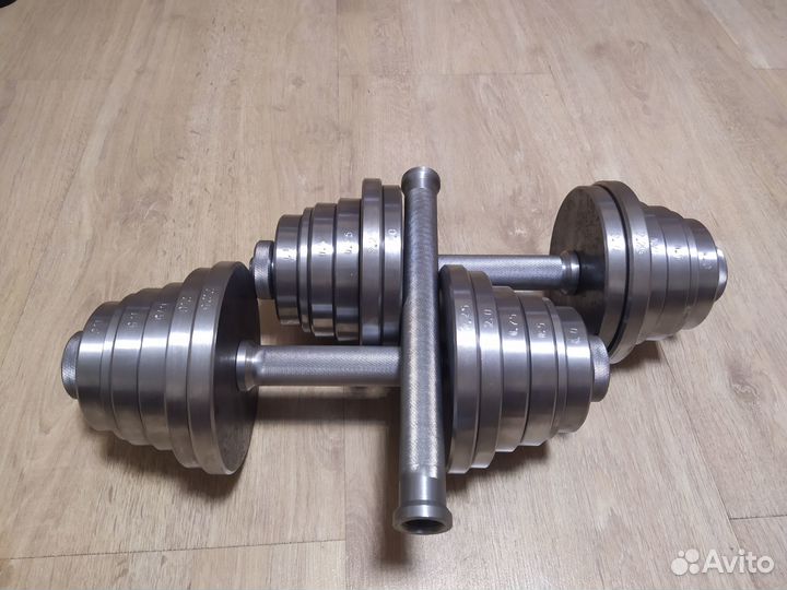 Гантели до 20 кг. или мини штанга