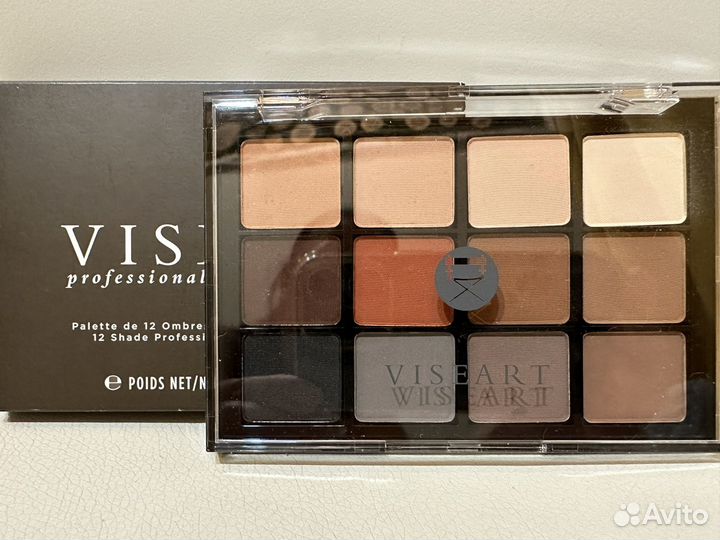 Палитра теней для век viseart Professinal makeup