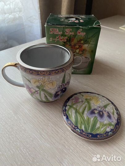 Кружка заварочная фарфор 350мл