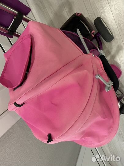 Детский велосипед с ручкой tech team