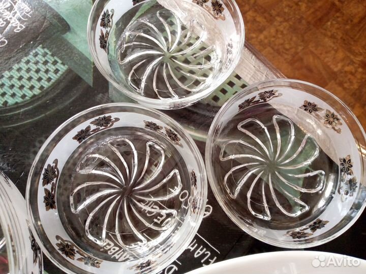 Салатница стекло,набор посуды,стаканы