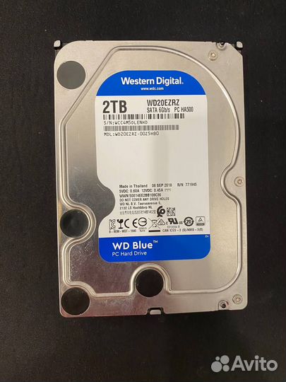 Жесткий диск 2Tb WD Blue 5400rpm