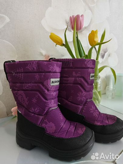 Зимние сапоги детские 28