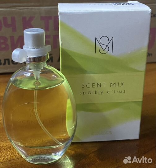 Туалетная вода Scent Mix Sparkly citrus от avon