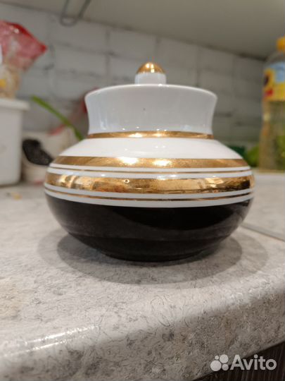 Сахарница фарфор винтаж