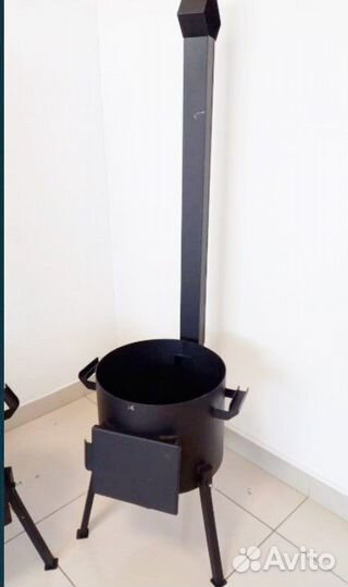 Печь под казан с зольником