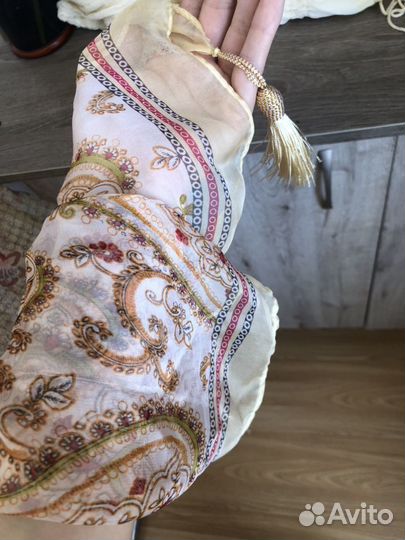 Палантин платок шёлк