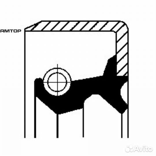 Corteco 19025660B Сальник задней ступицы suzuki sw