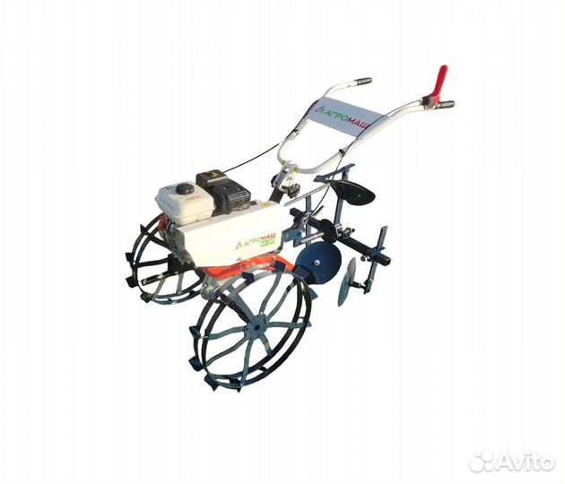 Мотоблок Агромаш М-20 + фрезы “Гусиные лапки”