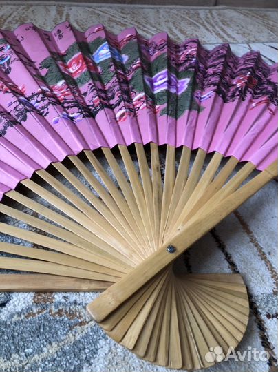 Веер Картина панно Китай, японский стиль