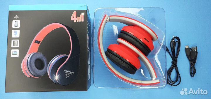 Спортивные Blutooth наушники 4в1 Радио Mp3 Микрофо