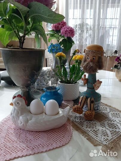 Дед и курица