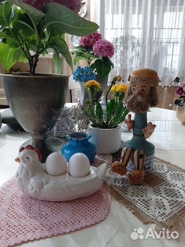 Дед и курица