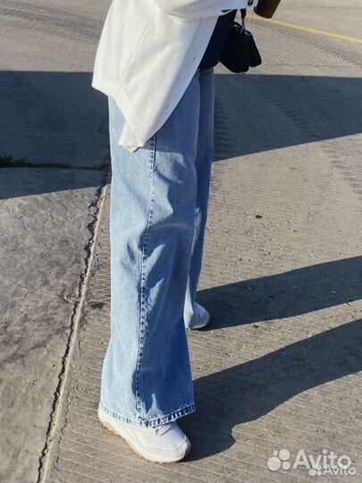 Джинсы палаццо lime 50 (44) размер
