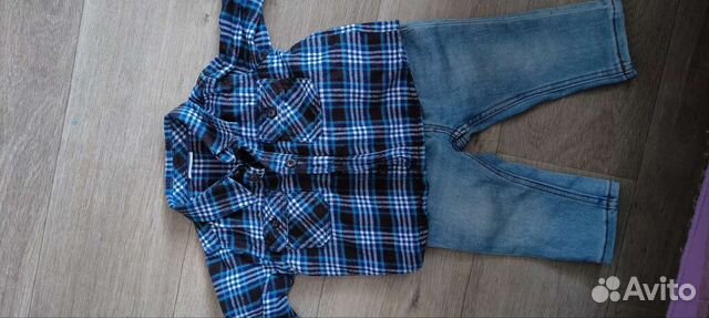 Рубашка для мальчика 74-80