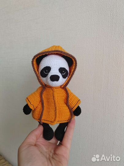 Вязаная панда