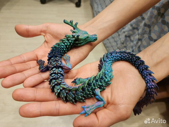 Игрушка дракон подвижная